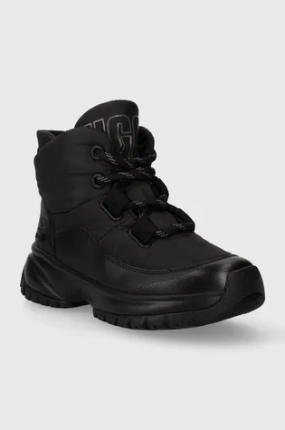 Ботинки женские UGG W Yose Puffer Lace Black 1143844-BLACK