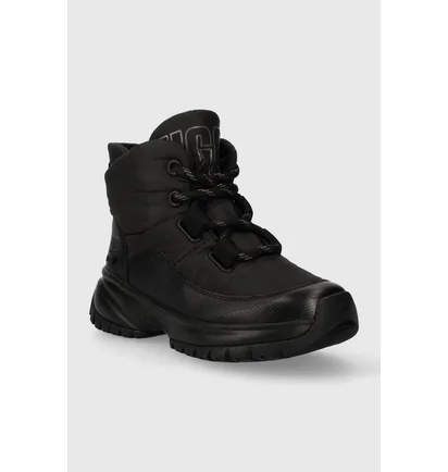 Ботинки женские UGG W Yose Puffer Lace Black 1143844-BLACK