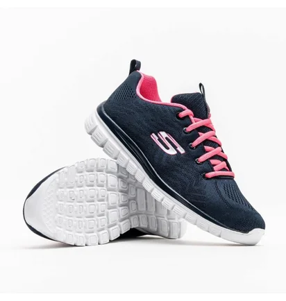 Кроссовки женские Skechers Get Connected Blue 12615-NVHP