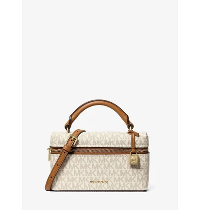 Сумка жіноча Michael Kors Jana Extra-Small Signature Logo Convertible Crossbody Bag Beige 32F5GQ1C0B-VANILLA-ACORN-126273