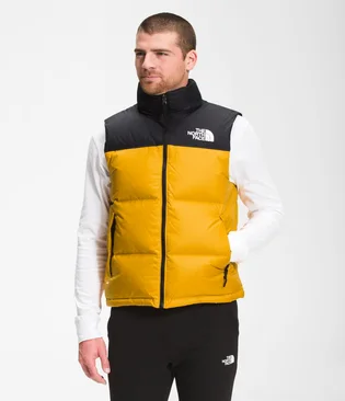 Жилетка мужская The North Face 1996 Retro Nuptse Vest Black/Yellow NF0A3JQQ-H9D