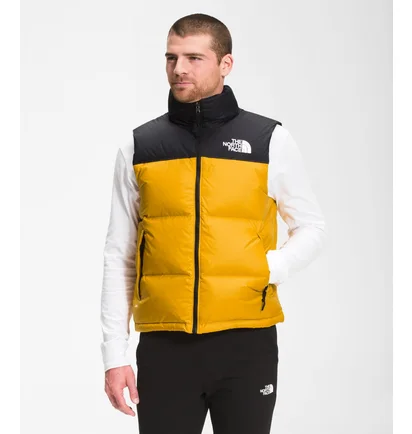 Жилетка чоловіча The North Face 1996 Retro Nuptse Vest Black/Yellow NF0A3JQQ-H9D