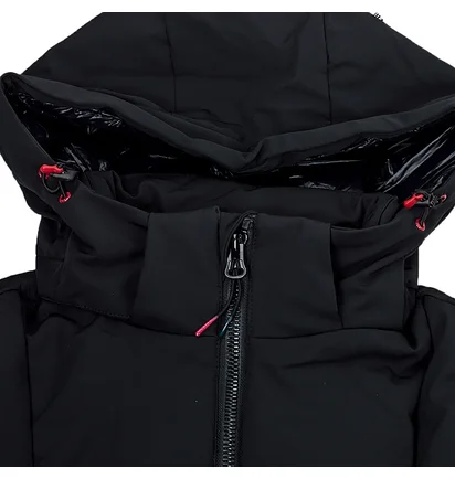 Куртка чоловіча CMP Jacket Long Zip Hood Black 32K1516-U901