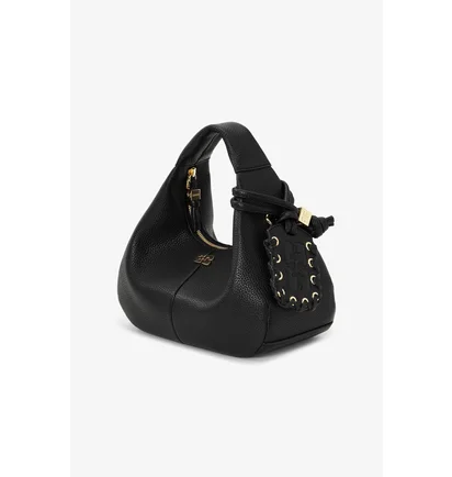 Сумка жіноча GANNI Mini Hobo Bag Black A6976