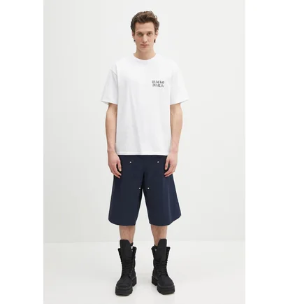Футболка унісекс wacko maria Washed Heavy White 24FW-WMT-WT02
