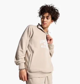 Кофта мужская Converse Classic Sport Quarter Zip Papyrus Beige 10026710-251