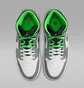 Кроссовки мужские Air Jordan 1 Mid Casa 93 Black/Grey HQ3829-001