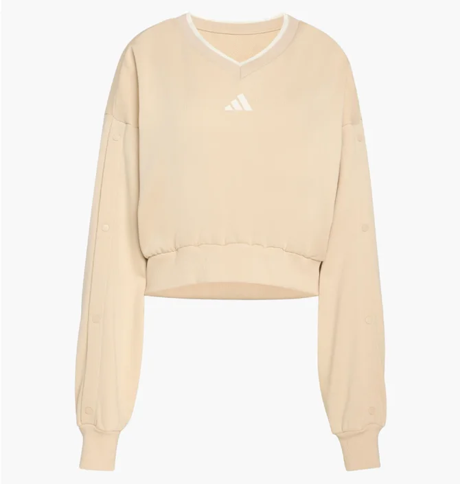 Свитшот женский Adidas Stadium Crew Beige JY6969