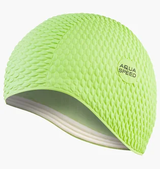 Шапочка для плавания женская Aqua speed Bombastic Green 104-11