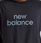 Футболка чоловіча New Balance Relaxed Linear Logo Tee Black MT41582BK