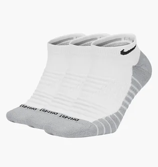 Носки унисекс Nike U Nk Evry Max Cush Ns White/Grey (3 пары) Sx6964-100