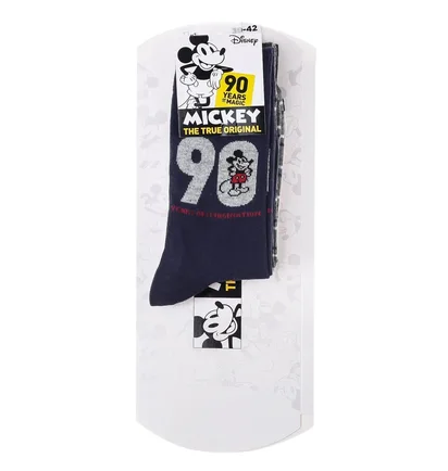 Шкарпетки дитячі Disney Mickey 90 Years Of Imagination/Tete Mickey + 90 An Blue/Grey (3 пари) 93154162-2