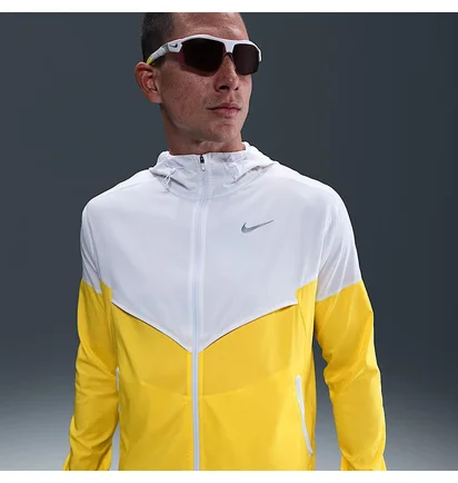 Ветровка мужская Nike Running White/Yellow HV6521-100