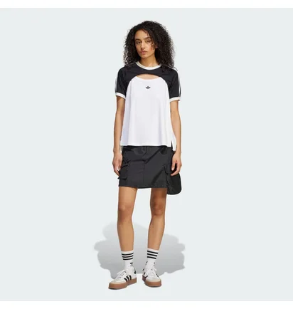 Футболка женская Adidas Cali Tee Black/White JZ6784