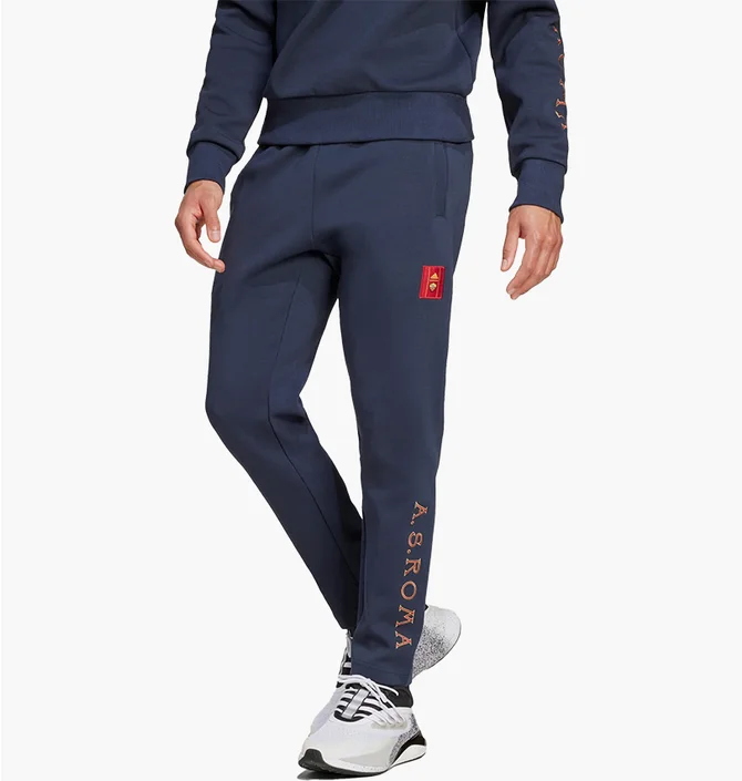 Штани чоловічі Adidas As Roma Seasonal Doubleknit Blue IT3869
