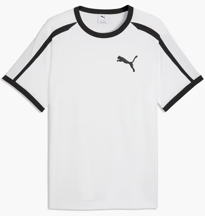 Футболка чоловіча Puma T7 Big Cat Ringer White 635242-02