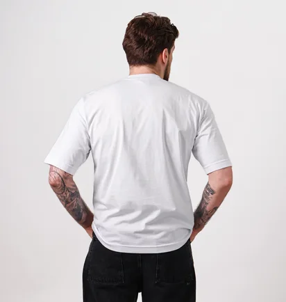 Футболка мужская yes, original Oversize White 100000-147
