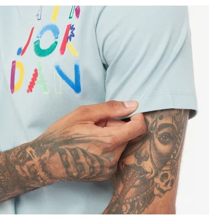 Футболка мужская Air Jordan Brand Graphic Crew Tee Light Blue Dm3078-366