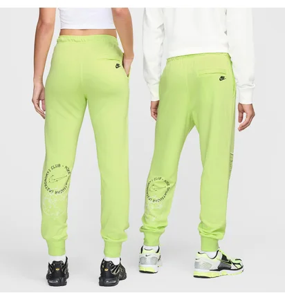 Штаны унисекс Nike Club French Green HJ2512-736