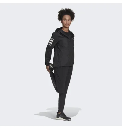 Вітровка жіноча Adidas Own The Run Hooded Running Windbreaker Black H59271