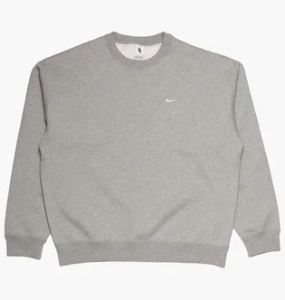 Свитшот мужской Nike Solo Swoosh Crewneck Grey DX1361-063