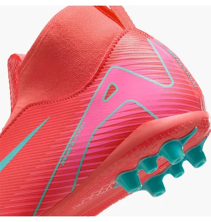 Бутсы детские Nike Zoom Mercurial Superfly 10 Academy Ag Red FQ8308-800