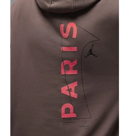 Худи мужское Air Jordan Paris Saint-Germain Pullover Hoodie Brown Dm3096-291