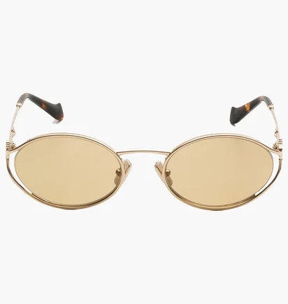 Солнцезащитные очки женские MIU MIU Brown/Gold 52YS-ZVN10R-54
