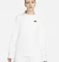 Свитшот женский Nike Sportswear Club Fleece Crewneck Sweatshirt White Dq5473-100