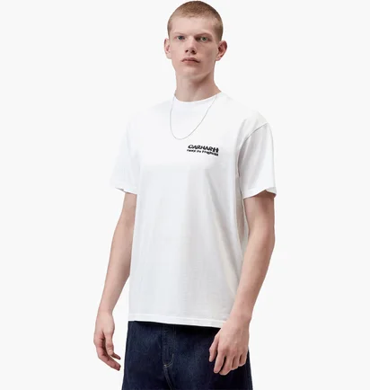 Футболка мужская Carhartt WIP Cubist White I036896-02XX