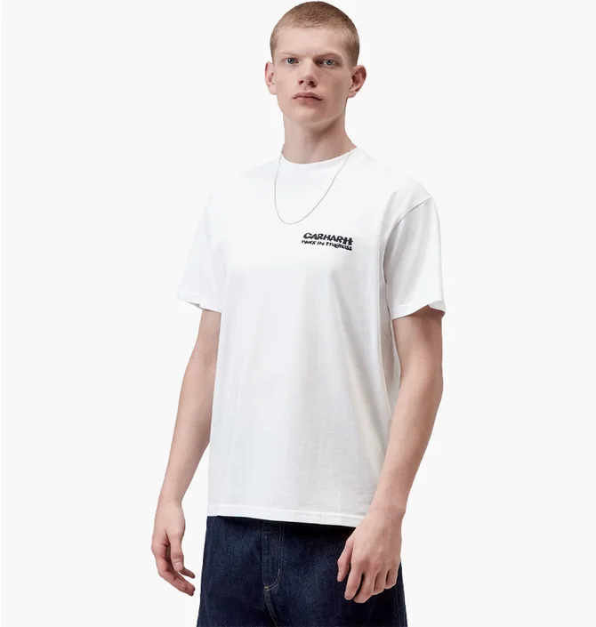 Футболка мужская Carhartt WIP Cubist White I036896-02XX