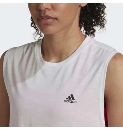 Майка жіноча Adidas Run Icons Running Muscle Tank White Hk9117