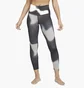 Леггинсы женские Nike Womens 7/8 High-Rise Printed Leggings Black/White Dm7015-070