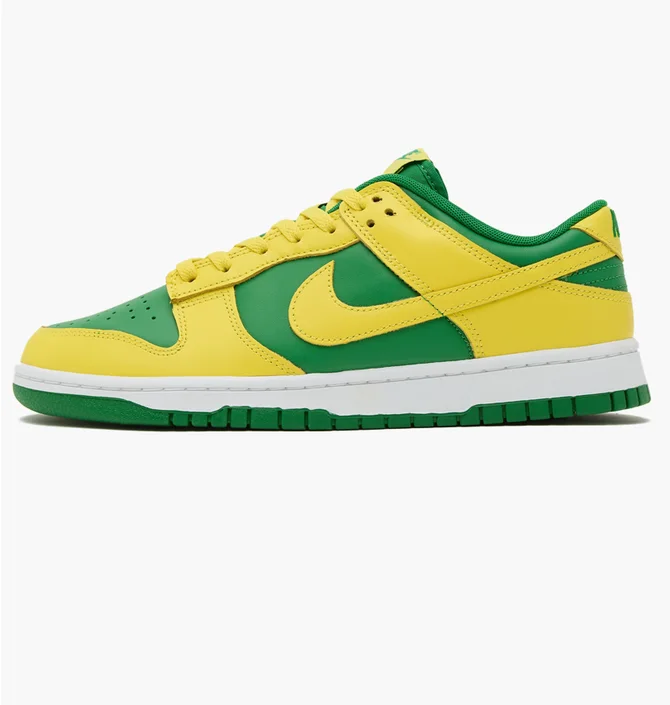 Кросівки чоловічі Nike Dunk Low Retro Green/Yellow DV0833-300