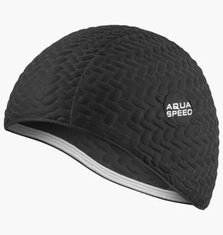Шапочка для плавания Aqua speed Bombastic Tic-Tac 5718 Black 117-07