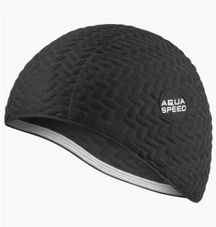 Шапочка для плавания Aqua speed Bombastic Tic-Tac 5718 Black 117-07