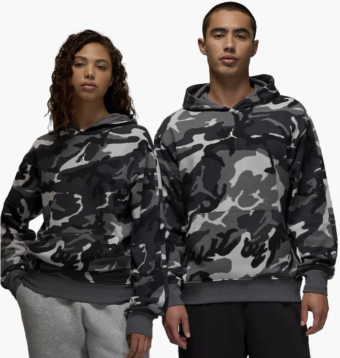 Худи унисекс Air Jordan Mvp Stmt Aop Po Camo/Grey FV7434-010