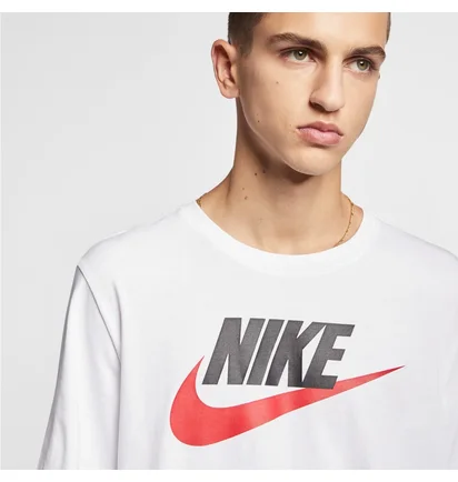 Футболка чоловіча Nike M Nsw Tee Icon Futura White AR5004-100