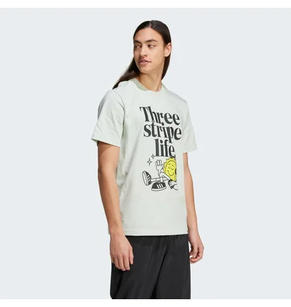 Футболка мужская Adidas Positivity Graphic Grey IY0731