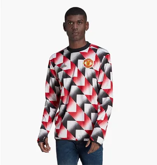 Лонгслів чоловічий Adidas Manchester United 22/23 Pre Match Warm Top Multi H56683