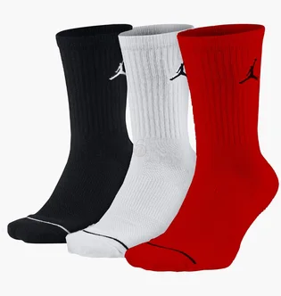 Носки унисекс Nike J Cush Poly Crew Multi (3 пары) DX9632-902