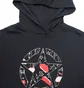 Худи мужское Jeep Hooded Cropped Sweatshirt Star Botanical Print Black O102607-B000