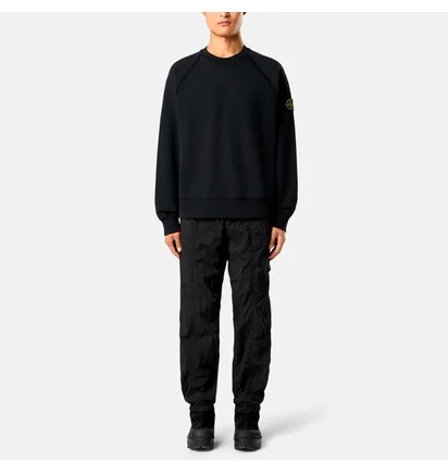 Свитшот мужской Stone Island Brushed Organic Cotton Fleece Black K2S156100022S0A20-V0029