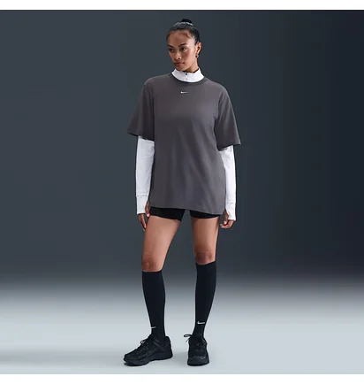 Футболка жіноча Nike Sportswear Essential T-Shirt Grey FD4149-082