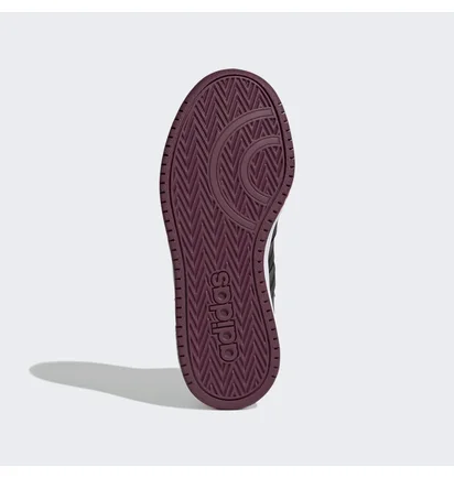 Кроссовки женские Adidas Hoops 2.0 Mid Grey/Bordo GZ7796