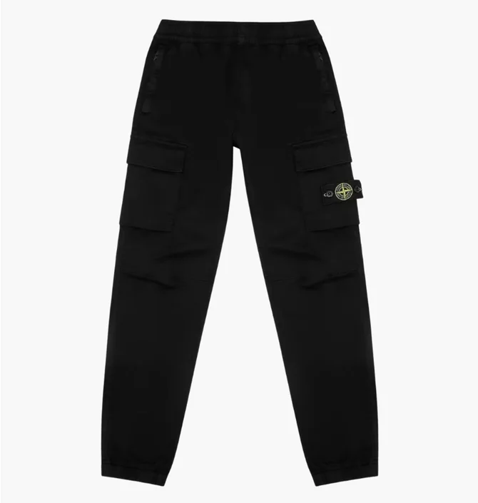 Штаны мужские Stone Island Cargo Black K2S153100033-S00L1-V0129