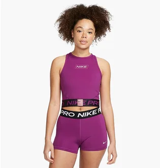 Топ женский Nike Pro Dri-Fit Graphic Crop Tank Violet Dq5593-503
