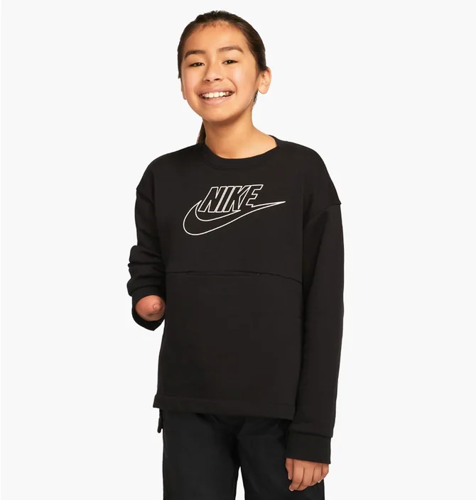 Світшот дитячий Nike U Flyease Play Crew Black DM8539-010