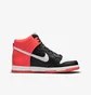 Кроссовки детские Nike DuHigh Knicks Black/Red DB2179-001