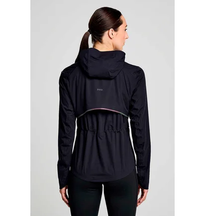 Ветровка женская Saucony Hurricane Waterproof Jacket Black SAW800456-BK